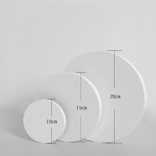 Solid Circulars Solid Wood Geometric Polygon Camera Props Creative Photography Ornaments - Wooden Props by buy2fix | Online Shopping UK | buy2fix