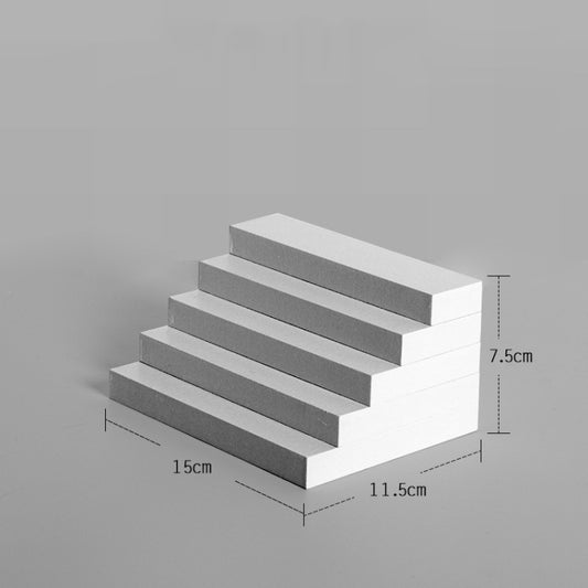 5-layer Combined Ladder Solid Wood Geometric Polygon Camera Props Creative Photography Ornaments - Wooden Props by buy2fix | Online Shopping UK | buy2fix