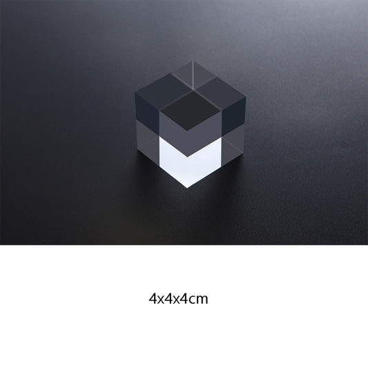 3 PCS Cube 4x4x4cm Transparent Acrylic Geometric Photo Props Photography Background Plate Ornaments - Acrylic Props by buy2fix | Online Shopping UK | buy2fix