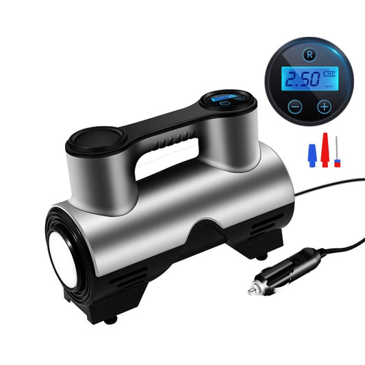 Car Inflatable Pump Portable Small Automotive Tire Refiner Pump, Style: Wired Digital Display With Lamp by buy2fix