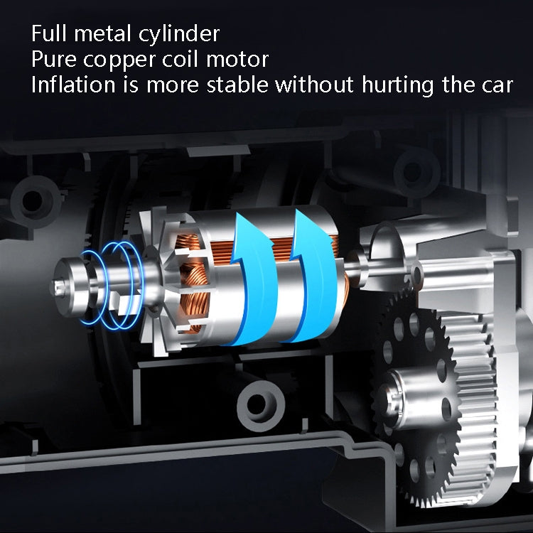 Car Inflatable Pump Portable Small Automotive Tire Refiner Pump, Style: Wired Digital Display With Lamp - Inflatable Pump by buy2fix | Online Shopping UK | buy2fix