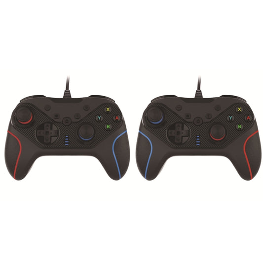 Wired Gamepad For Nintendo Switch / Android / iOS / PC(S818W Left Red Right Blue) by buy2fix