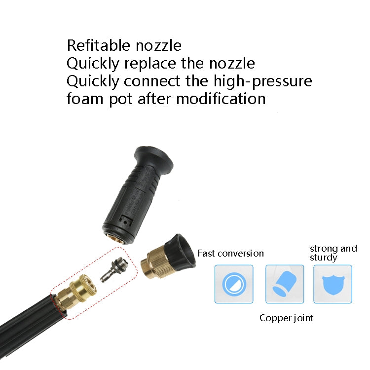 2 PCS High-Pressure Water Sprinklers Live Connection And Quick Plug-In Sockets For Threaded Connection Of Washing Machine Nozzles, Specification: Internal M14x1.5mm - Car Washer & Accessories by buy2fix | Online Shopping UK | buy2fix