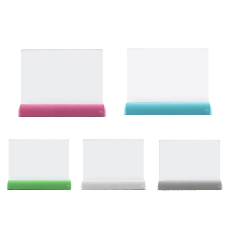 3D Painting Fluorescent Plate LED Shining Puzzle Children Graffiti Panel Handwritten Message Board(Grey) - by buy2fix | Online Shopping UK | buy2fix