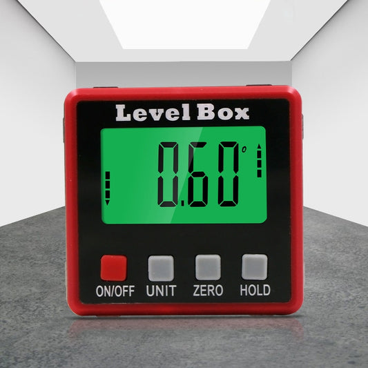 Precision Digital Inclinometer Electron Goniometers 4x90 Degree Magnetic Base Digital Protractor Angle Finder Bevel Box(Inclinationery) - Other Tester Tool by buy2fix | Online Shopping UK | buy2fix