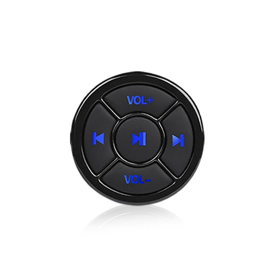 Car Mobile Phone Remote Control Bluetooth Wireless Multimedia Button Remote Control Music Playback Selfie, Colour: Black - Bluetooth Car Kits by buy2fix | Online Shopping UK | buy2fix