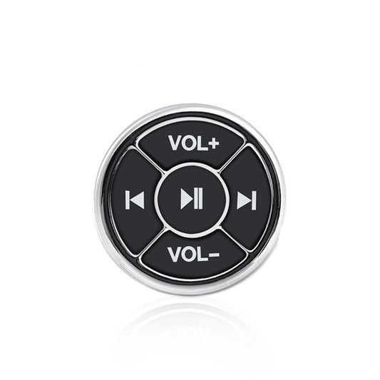 Car Mobile Phone Remote Control Bluetooth Wireless Multimedia Button Remote Control Music Playback Selfie, Colour: Silver - Bluetooth Car Kits by buy2fix | Online Shopping UK | buy2fix