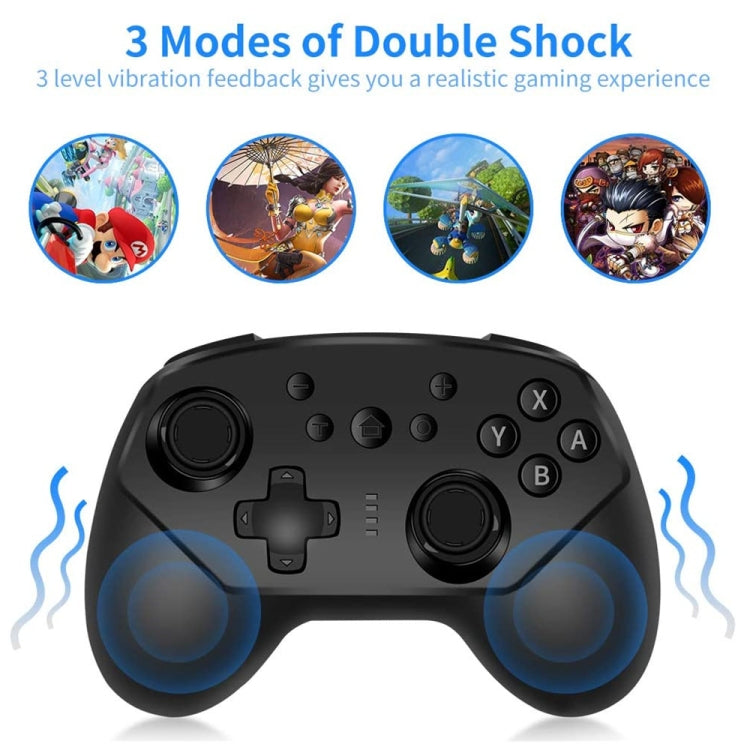 SW-01 Wireless Bluetooth Game Handle With Mini Six-Axis Body Sensation Vibration For Nintendo Switch Lite(Black) by buy2fix