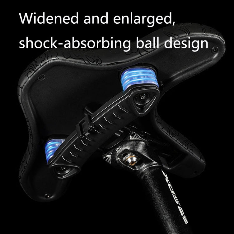WEST BIKING YP0801122 Bicycle Mountain Bike Large Cushion Leisure And Comfortable Bicycle Saddle(Line Swallow) - Bicycle Saddle by WEST BIKING | Online Shopping UK | buy2fix