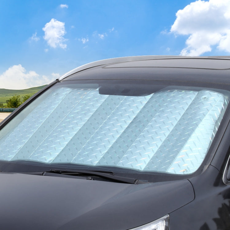 SHUNWEI 2 PCS Car Front Windshield Sunshade Summer Sun Protection And Heat Insulation Shading Board, Size: R-3920 130x60cm (Hatchback) by SHUNWEI