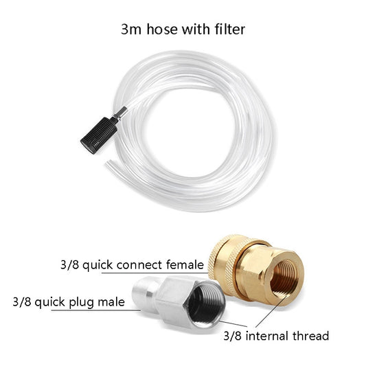 High Pressure Cleaning Machine 3/8 Inch Quick Connection Adjustable Foam Nozzle by buy2fix