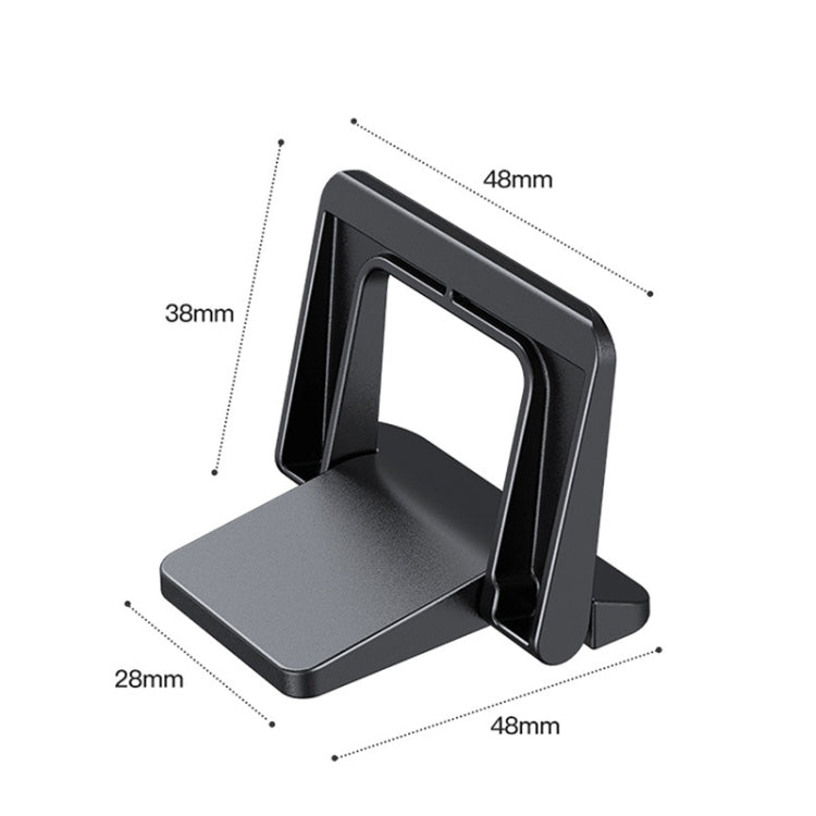 02919 Laptop Desktop Increased Heat Dissipation Bracket Laptop Base Portable Foot Pad Bracket(Black) - Laptop Stand by buy2fix | Online Shopping UK | buy2fix