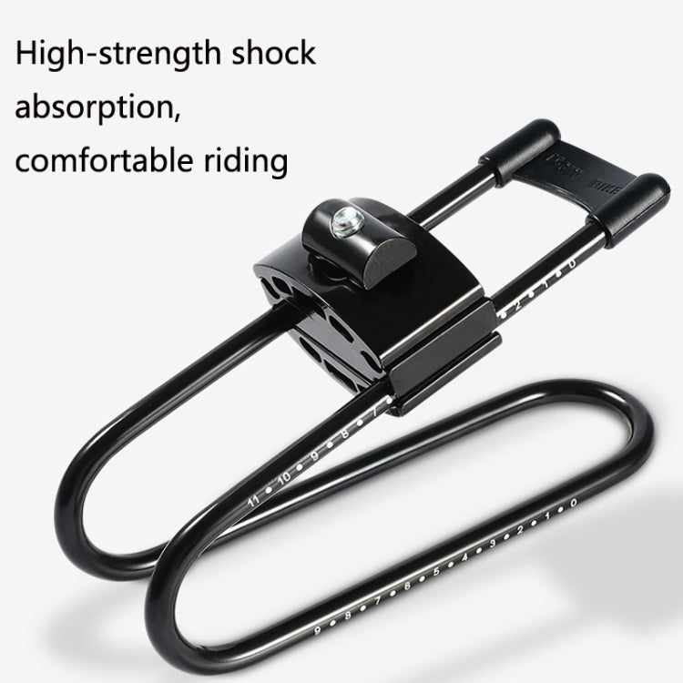 WEST BIKING YP0801100 Bicycle Seat Cushions Comfortable Bow Seat Shock Absorbers Mountain Bikes Saddles(Black) - Bicycle Saddle by WEST BIKING | Online Shopping UK | buy2fix