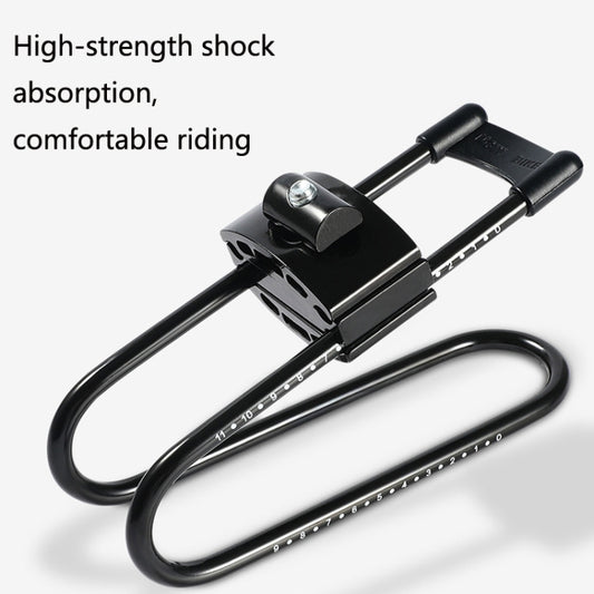 WEST BIKING YP0801100 Bicycle Seat Cushions Comfortable Bow Seat Shock Absorbers Mountain Bikes Saddles(Black) by WEST BIKING