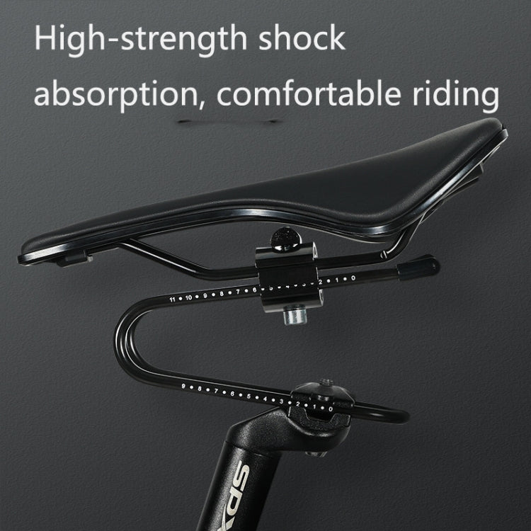 WEST BIKING YP0801100 Bicycle Seat Cushions Comfortable Bow Seat Shock Absorbers Mountain Bikes Saddles(Black) - Bicycle Saddle by WEST BIKING | Online Shopping UK | buy2fix