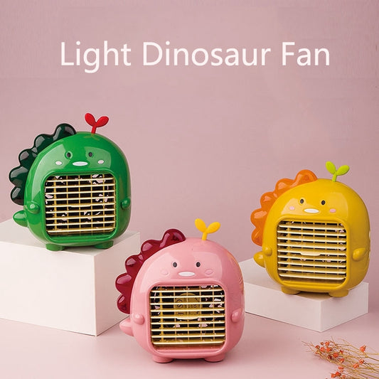 A9 Desktop Dinosaur Fan USB Mini Large Wind Fan(Yellow) by buy2fix