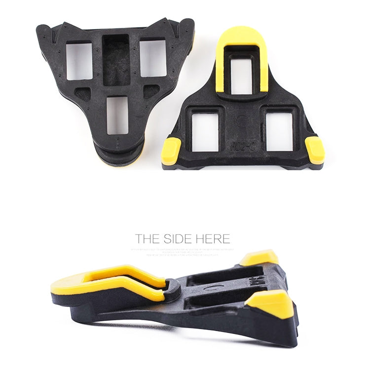 PROMEND Road Mountain Bike Shoe Lock Cleat Self-Locking Pedal Cleat(Highway Car Lock Yellow) - Pedals by PROMEND | Online Shopping UK | buy2fix
