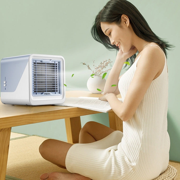 MG -191 Mini Air Cooler Home Dormitory Office Air Conditioning Fan Portable Small Desktop USB Fan(Classic Black) - Electric Fans by buy2fix | Online Shopping UK | buy2fix