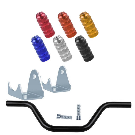 TF-2011 Motorcycle Modification Pedal Rod Universal Elbow Pedal(Red) by buy2fix