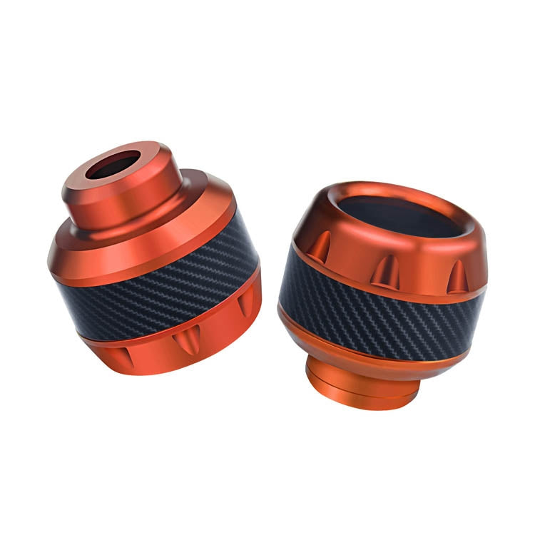 1pair TF-1783 Motorcycle Accessories Modified Electric Car Anti-Drop Cup Aluminum Alloy Shock Absorption Front Fork Cup(Orange) - Protective Gear by buy2fix | Online Shopping UK | buy2fix