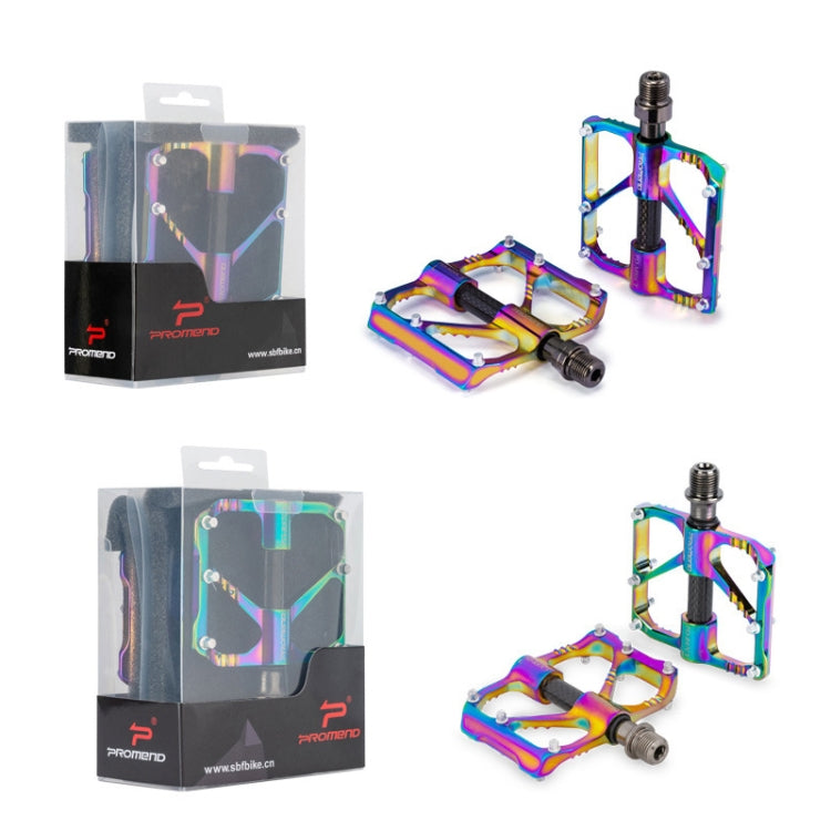 1 Pair PROMEND Three Peilin Bearing Aluminum Alloy CNC Bicycle Colorful Pedal PD-R87CY by PROMEND