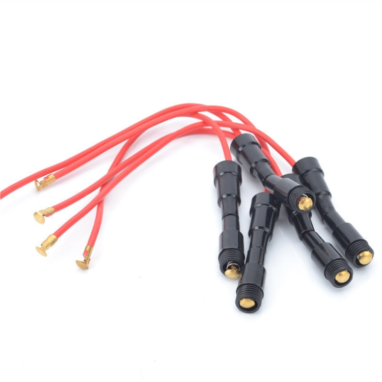 100 PCS Wired Fuse Holder Fuse Holder Glass Holder, Size: 5x20mm - Fuse by buy2fix | Online Shopping UK | buy2fix