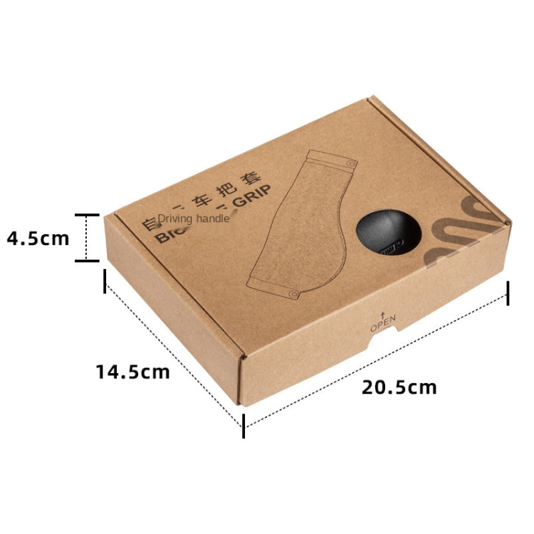 1 Pair PROMEND GR-502H Bicycle Mountain Bike Folding Bike Locking Ergonomic Meat Ball Gloves(Brown) by PROMEND