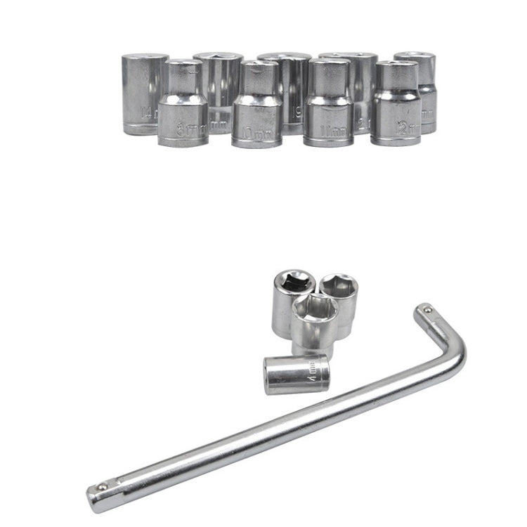 10 PCS / Set CY-0117 Sleeve Combination Tool Set Ratchet Repair Emergency Tricycle Auto Repair Multi-Function Set - Hand Tool Sets by buy2fix | Online Shopping UK | buy2fix