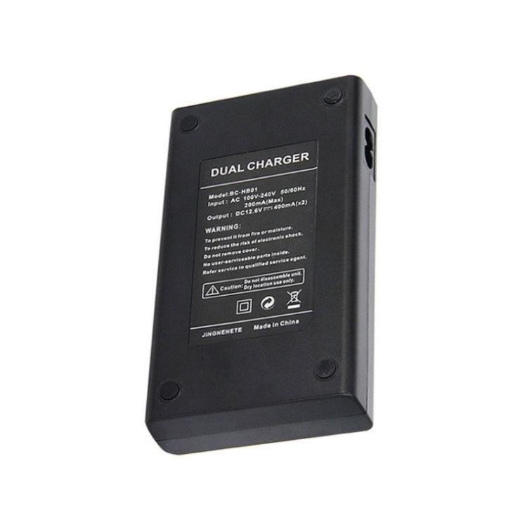 Jinnet 2 PCS Smart Dual Charge Handheld Gimbal Camera Battery Charger For DJI/Osmo(US Plug) - Battery Wall Charger by Jinnet | Online Shopping UK | buy2fix