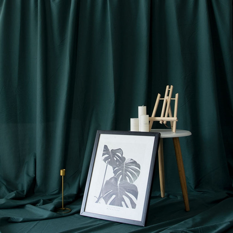 1 x 1.2m Photo Background Cloth Increased Widened Photography Cloth Live Broadcast Solid Color Cloth(Ink Green) - Solid Color by buy2fix | Online Shopping UK | buy2fix
