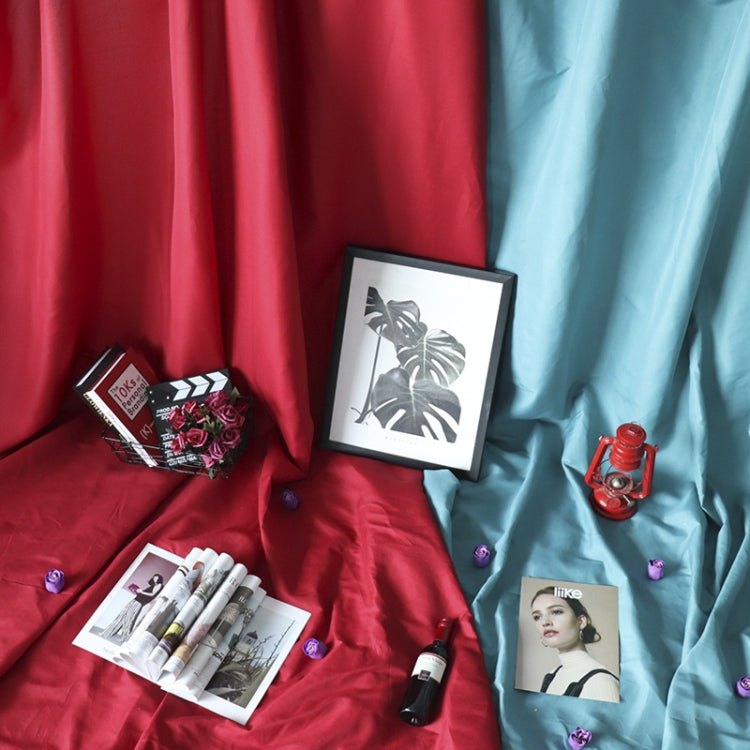 1 x 2.4m Photo Background Cloth Increased Widened Photography Cloth Live Broadcast Solid Color Cloth(Wine Red) - Solid Color by buy2fix | Online Shopping UK | buy2fix