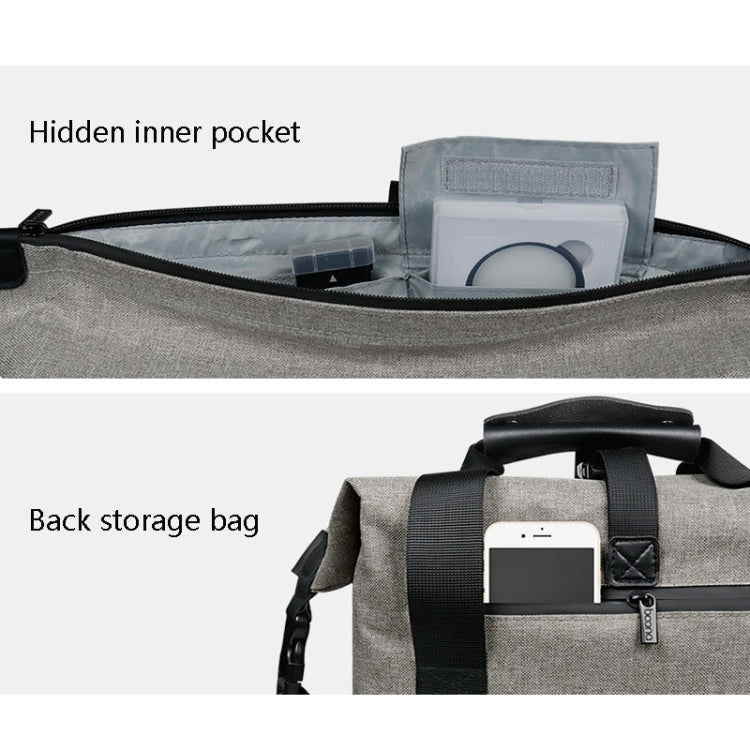 Baona BN-H014 SLR Camera Shoulder Bag Digital Storage Protective Waterproof Bag(Gray) by Baona