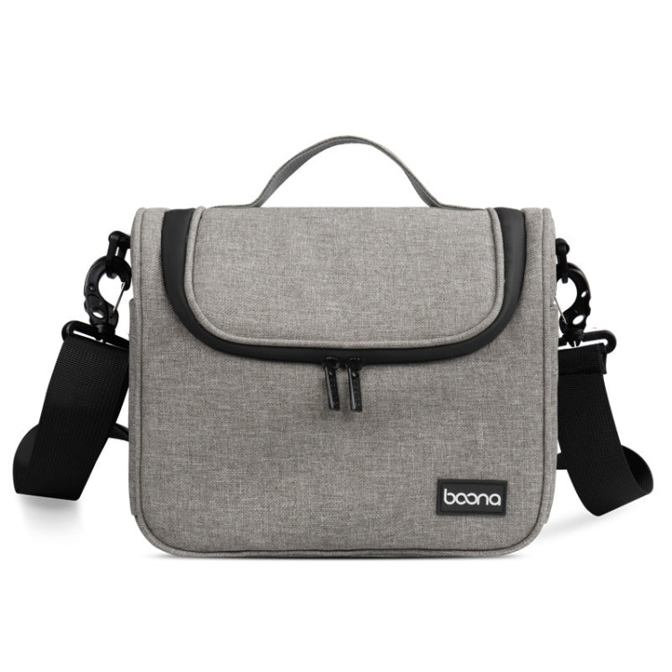 Baona BN-H011 Digital SLR Camera Bag Lens Storage Shoulder Bag(Gray) - Strap Satchel by Baona | Online Shopping UK | buy2fix