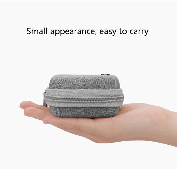 2 PCS Baona BN-F001 Headset Oxford EVA Storage Box Data Cable Charger Organizing Box(Gray) by Baona