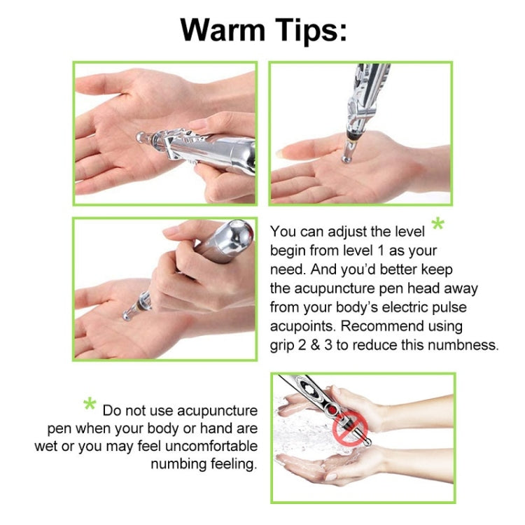 Circulating Energy Automatic Point Finding Meridian Pen Home Pain Electronic Acupuncture Pen Specifications: Only Pen - Massage & Relaxation by buy2fix | Online Shopping UK | buy2fix