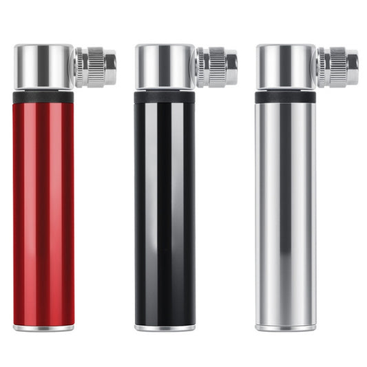 Manual Mini Portable Bicycle Aluminum Alloy Pump Basketball Football Inflatable Cylinder(Bubble Bag Red) by buy2fix