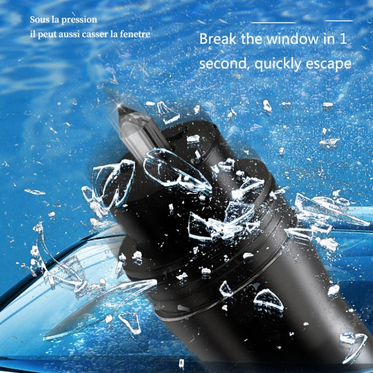 XL91 Car Breakster Escape Emergency Safety Hammer Cutter Multi-Function Mini Window Escape(Darkly Dark) by buy2fix