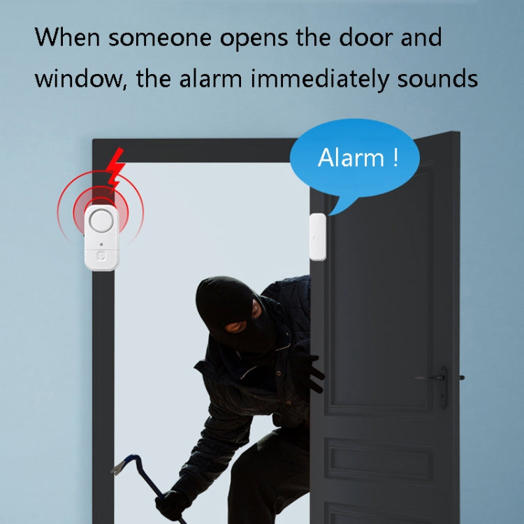 N911S Home Door Window Induction Alarm Household Door Magnetic Wireless Anti-Theft Alarm(Host + Magnetic Strip) - Door Window Alarm by buy2fix | Online Shopping UK | buy2fix