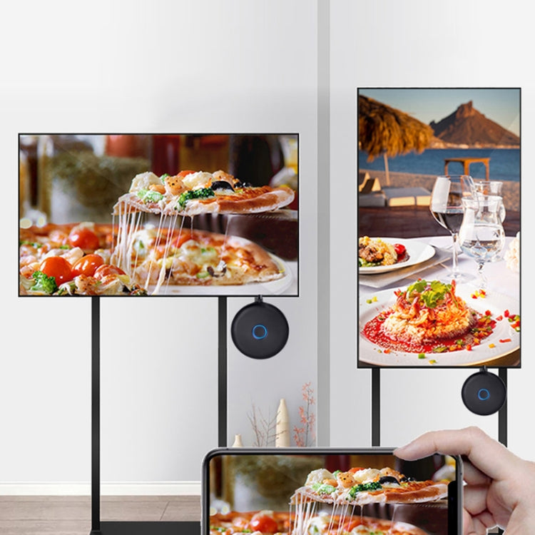 E89BK 2.4GHz / 5GHz WiFi Wireless Display Dongle Receiver Horizontal And Vertical Screen Streaming Media Player HDTV Stick(Black) by buy2fix