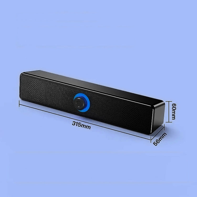 LeerFel Long Computer Wired Speaker Heavy Wellness Computer Multimedia Audio, Specification: 350T (without Bluetooth) - by LeerFel | Online Shopping UK | buy2fix