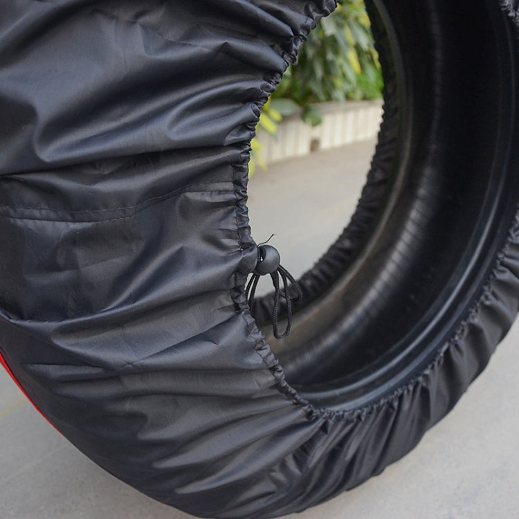 4 in 1 Waterproof Dustproof Sunscreen Car Tire Spare Tire Cover, Size:S (Black) - Aluminum Film PEVA by buy2fix | Online Shopping UK | buy2fix