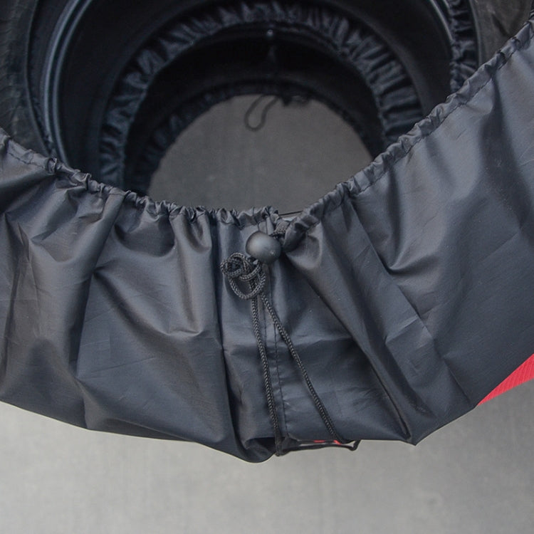 4 in 1 Waterproof Dustproof Sunscreen Car Tire Spare Tire Cover, Size:S (Black) - Aluminum Film PEVA by buy2fix | Online Shopping UK | buy2fix