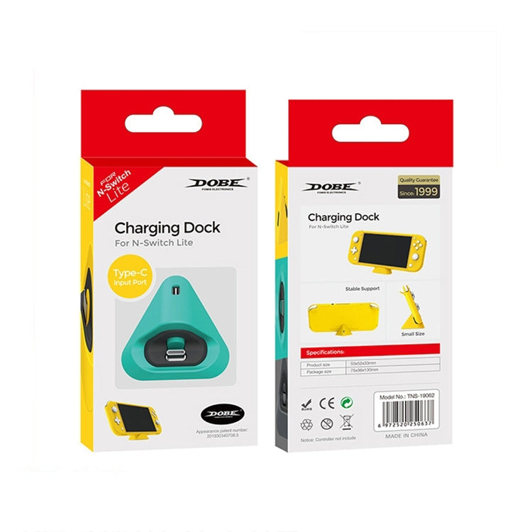 2 PCS DOBE TNS-19062 Host Charging Bottom Portable Triangle Game Console Charger For Switch / Lite(Yellow) by DOBE