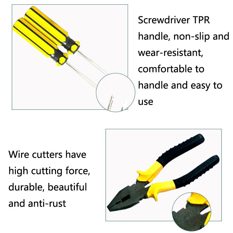 16 In 1 8016G Car Home Hardware Repair Tool Set(Green) - Hand Tool Sets by buy2fix | Online Shopping UK | buy2fix