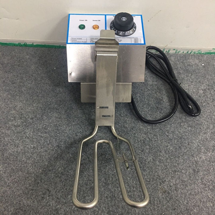 4L Electrician Fryer Home Desktop Single Cylinder Small Electric Fryer, EU Plug by buy2fix