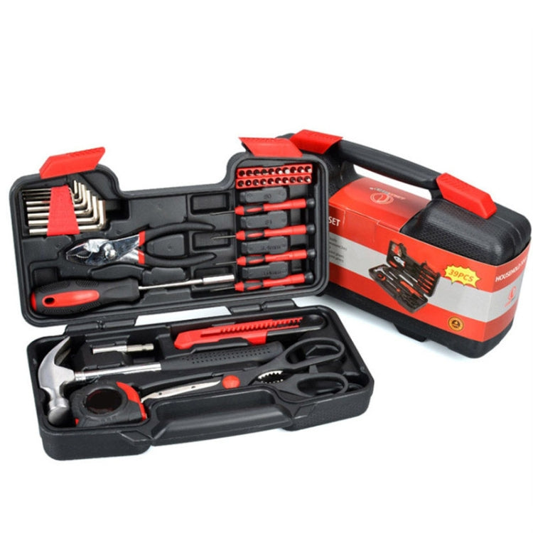 39 In 1 9639 Carbon Steel Auto Repair Tool Set Household Hardware Combination Tool Box - Hand Tool Sets by buy2fix | Online Shopping UK | buy2fix