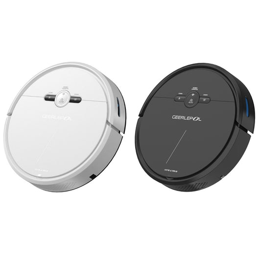GEERLEPOL Smart Home Automatic Refilling Sweeping Robot, High Configuration Support Mobile Phone APP(White) by GEERLEPOL