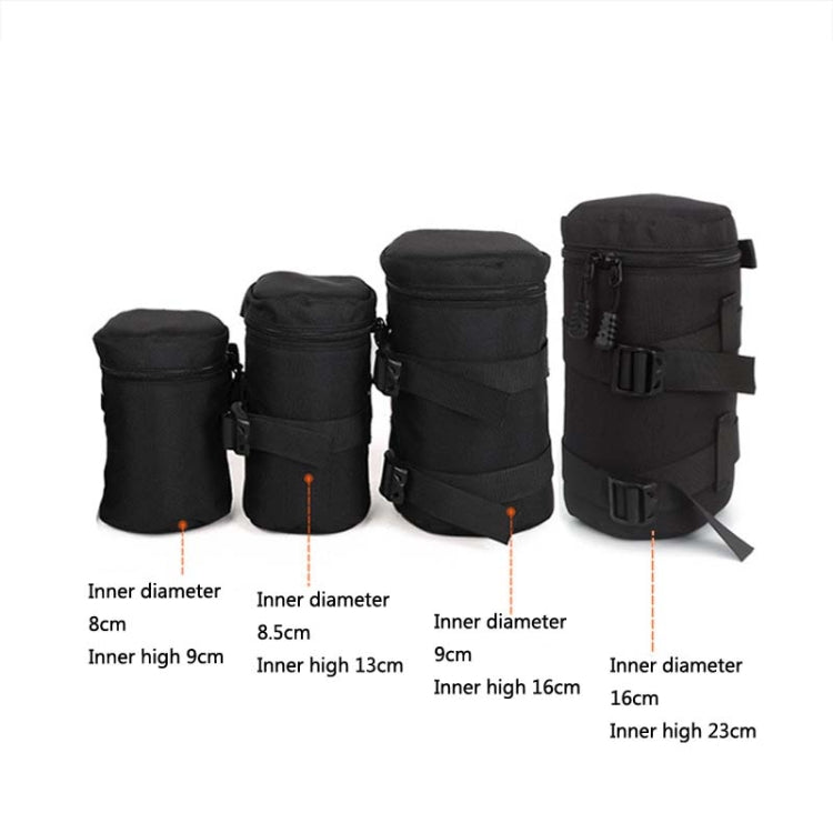 5603 Wear-Resistant Waterproof And Shockproof SLR Camera Lens Bag, Size: XL(Black) - Lens Bag by buy2fix | Online Shopping UK | buy2fix