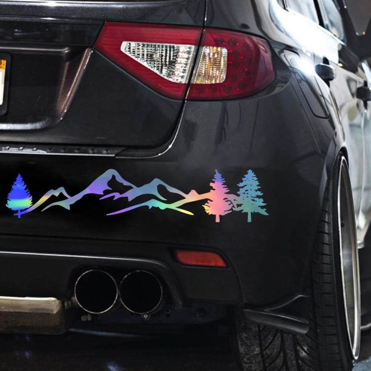 2 PCS D-791 Mountain Forest Car Sticker SUV Off-Road Vehicle Body Sticker Rear Windshield Car Sticker (Colour) by buy2fix