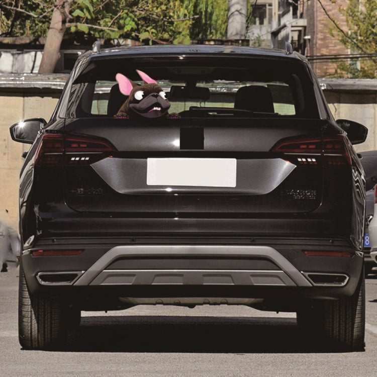 3 PCS D-840 Three-Dimensional Personalized Graphic Car Sticker Puppy Cartoon Colorful Vinyl Decals For Car Windows(B) by buy2fix